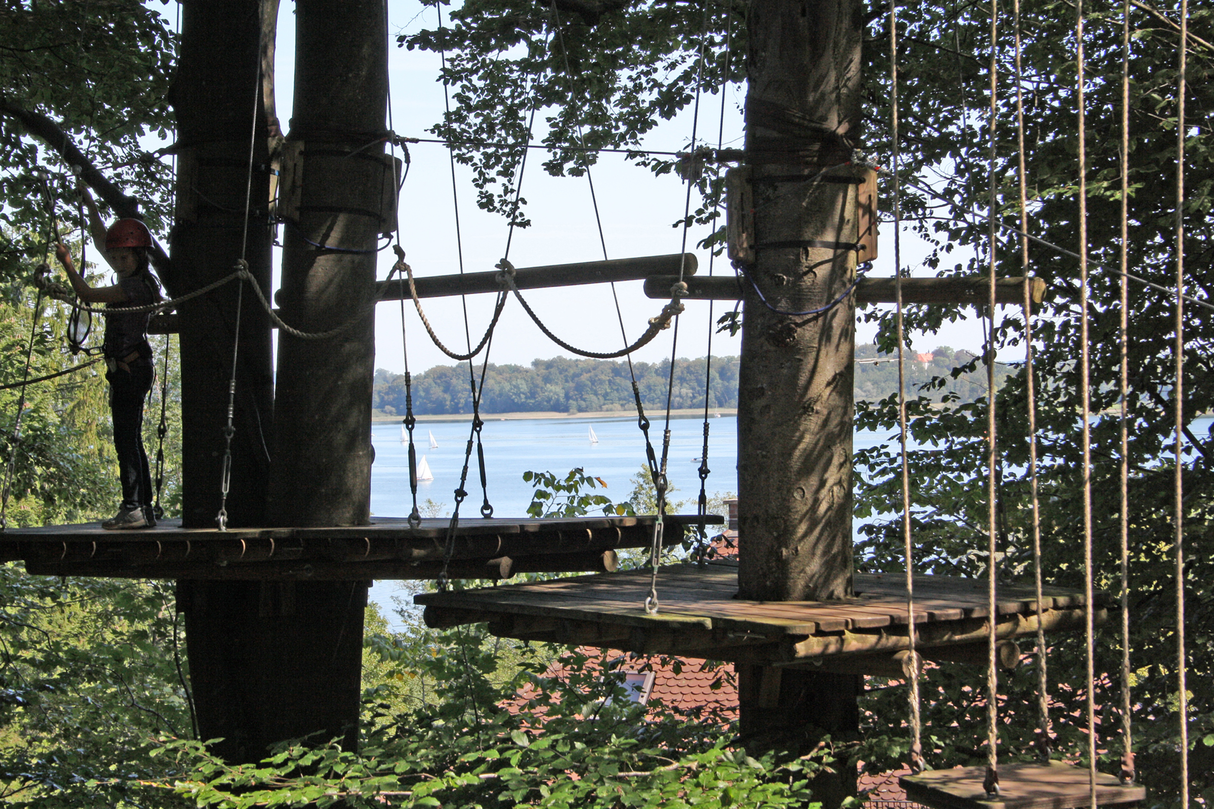 Kletterwald Prien am Chiemsee Ausflugsziele Aktives